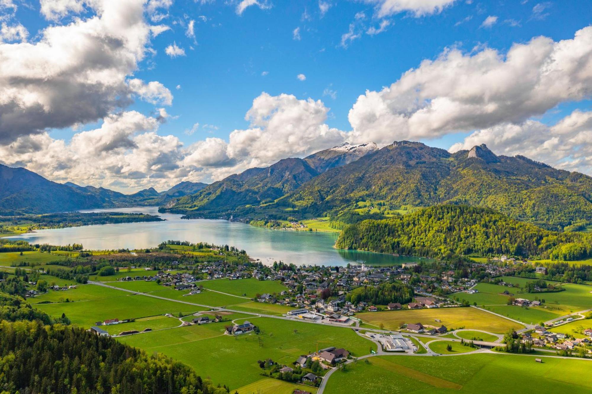 Suite Apartment Modern Getaway - Neu Renoviert - Strobl Am Wolfgangsee Dış mekan fotoğraf