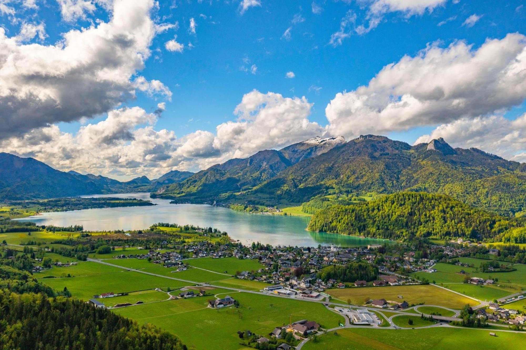 Suite Apartment Modern Getaway - Neu Renoviert - Strobl Am Wolfgangsee Dış mekan fotoğraf