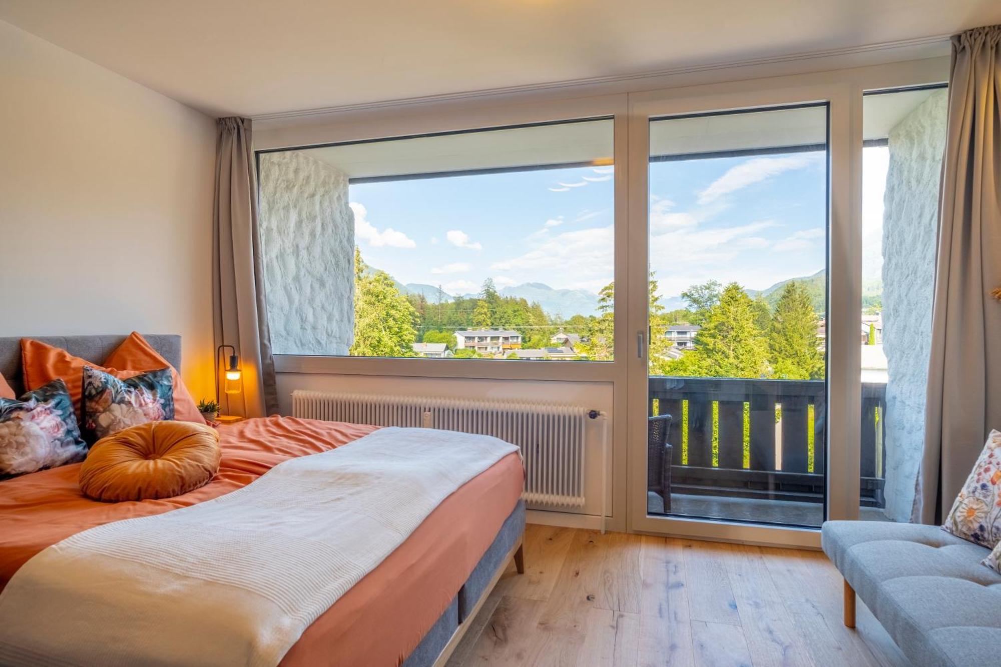 Suite Apartment Modern Getaway - Neu Renoviert - Strobl Am Wolfgangsee Dış mekan fotoğraf
