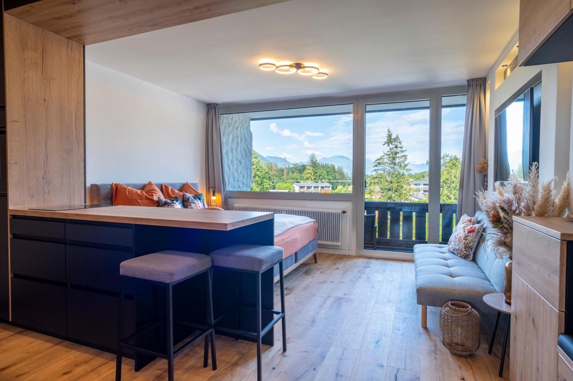 Suite Apartment Modern Getaway - Neu Renoviert - Strobl Am Wolfgangsee Dış mekan fotoğraf